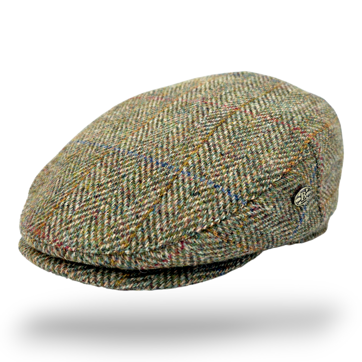 Harris Tweed Wool Flat Cap