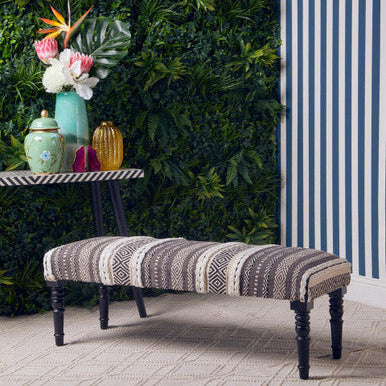 Grey and White Bench | Cefena
