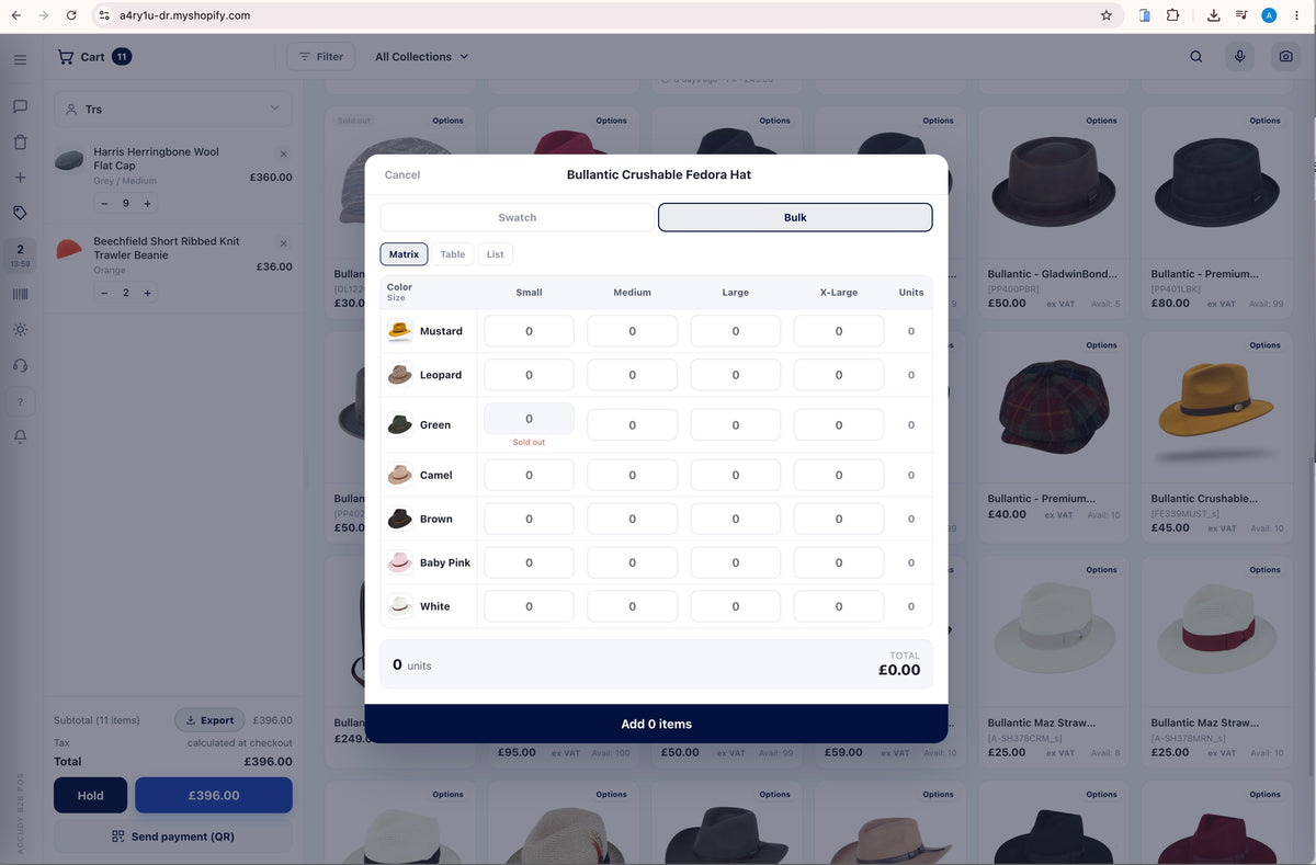 Shopify B2B Customer WebPOS