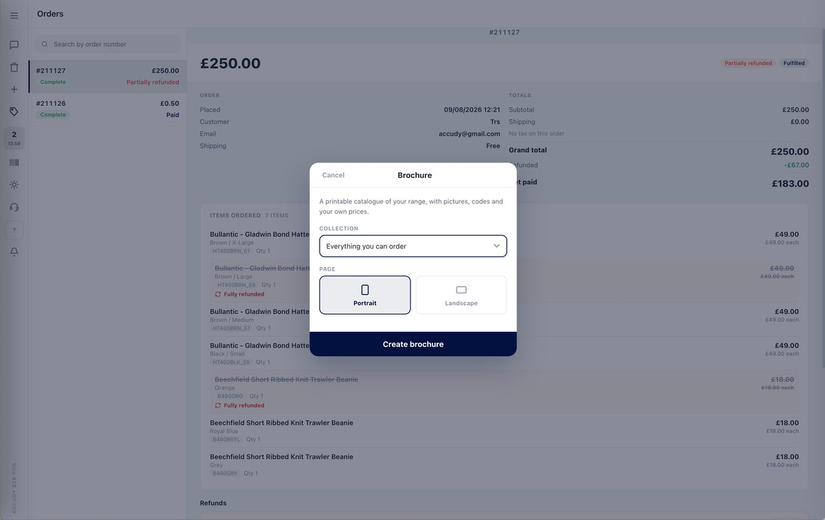Shopify B2B Customer WebPOS
