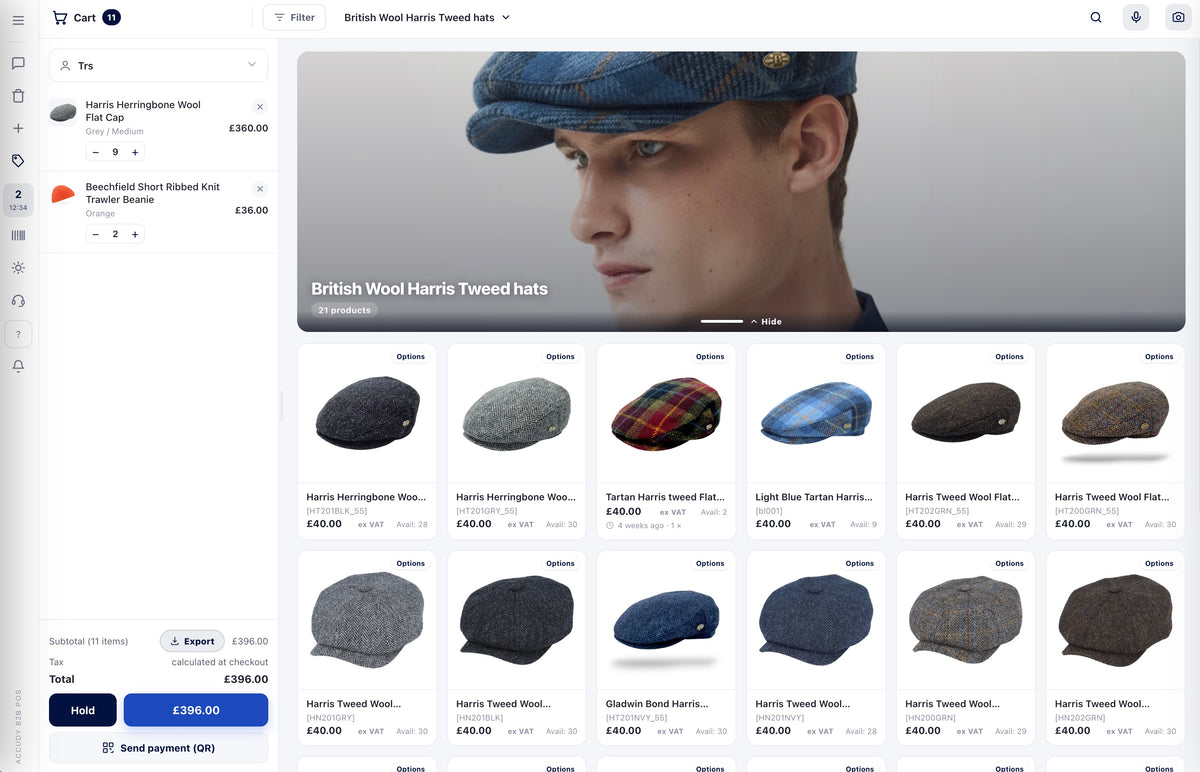 POS interface & layout