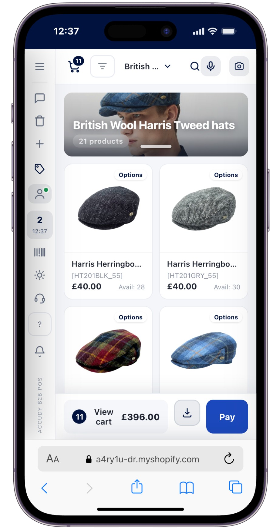 Shopify B2B Customer WebPOS