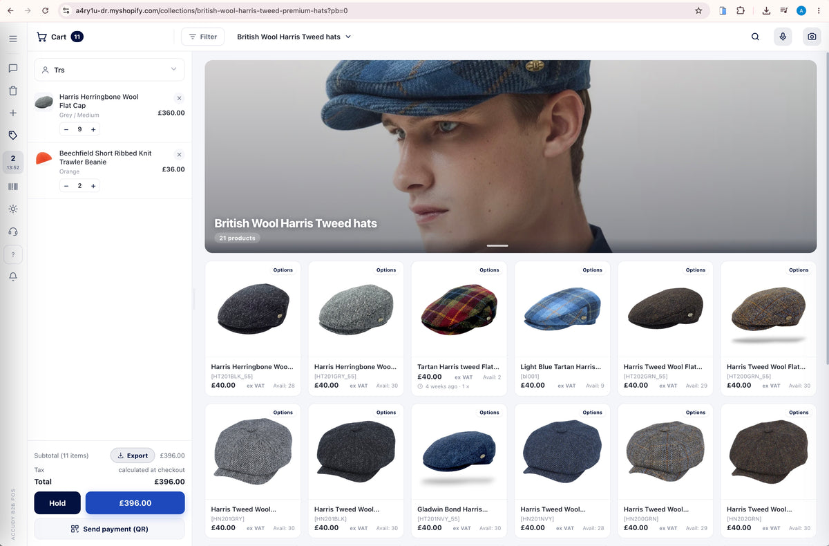 Shopify B2B Customer WebPOS